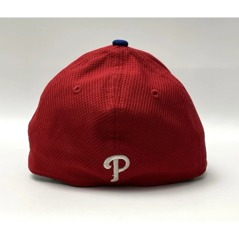 New Era 39 Thirty Philadelphia Phillies Baseball Cap Hat Child-Youth Red Logo‎